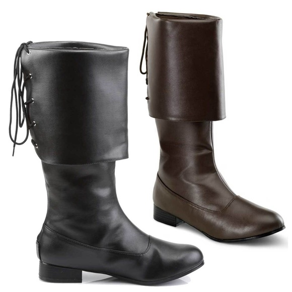 Men's Pirate Boots by Funtasma - Picture 1 of 7